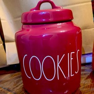 Rae Dunn “COOKIES” canister